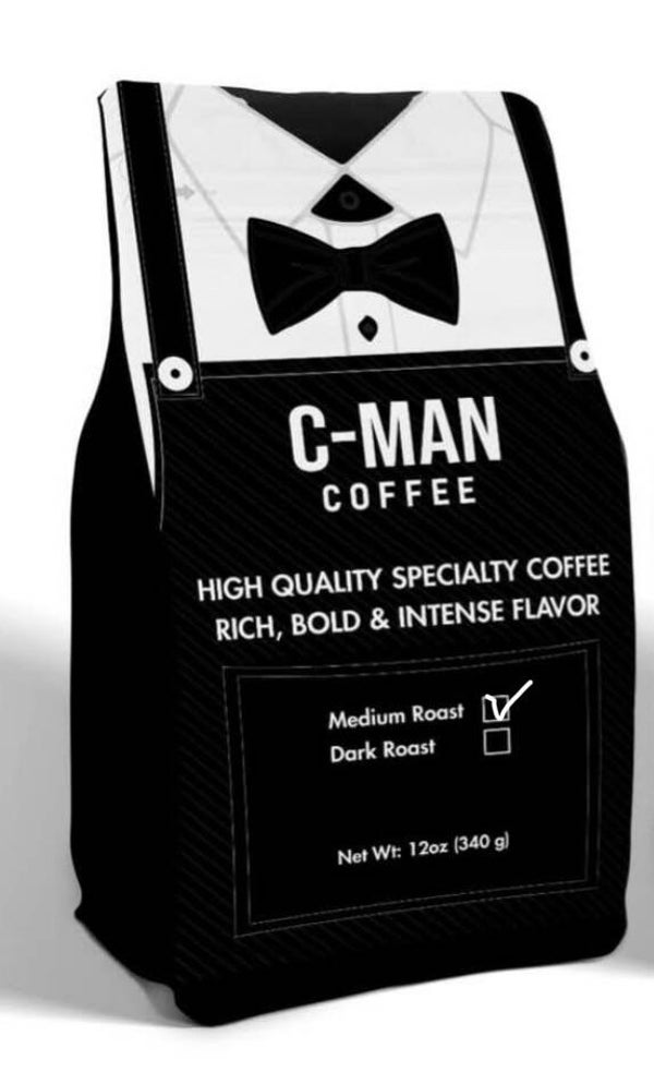 MEDIUM ROAST C-MAN COFFEE