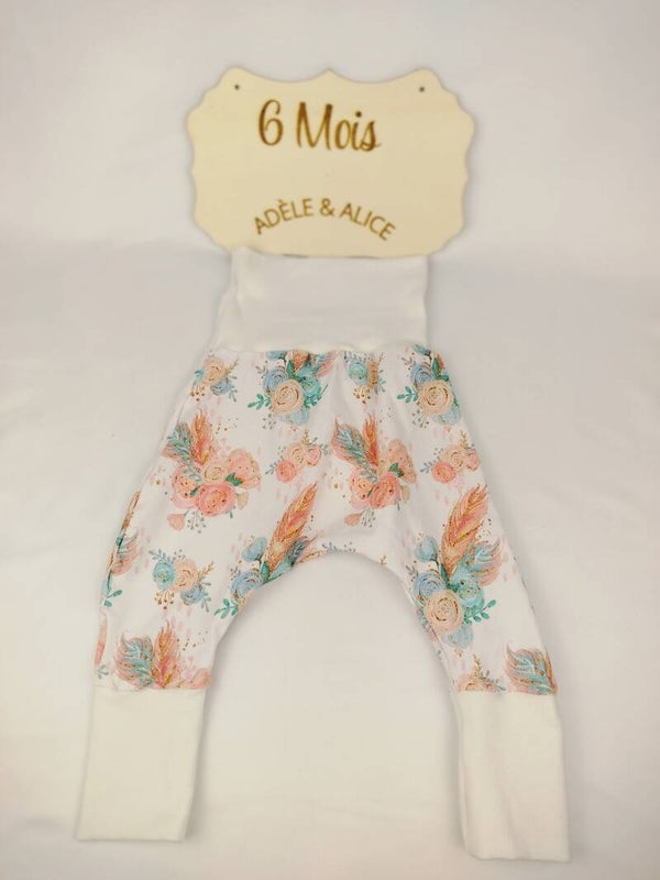 Sarouel - pantalon évolutif  TAILLE 6 mois