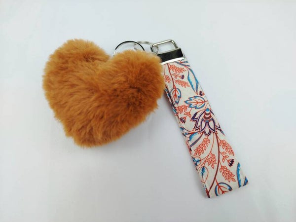 Porte clé avec pompon