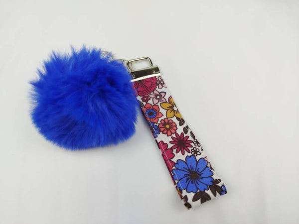 Porte clé avec pompon