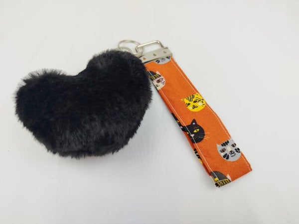 Porte clé avec pompon