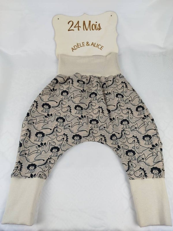 Sarouel - pantalon évolutif  TAILLE 24 mois