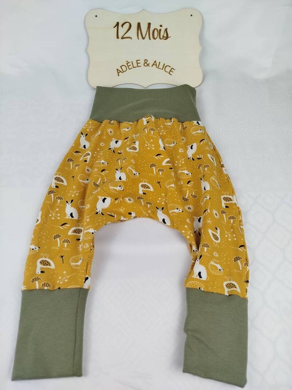 Sarouel - pantalon évolutif  TAILLE 12 mois