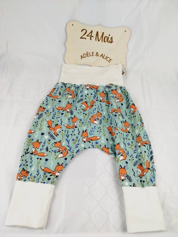 Sarouel - pantalon évolutif  TAILLE 24 mois