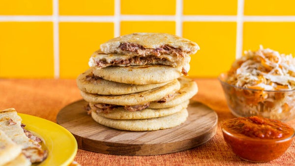 pupusa de calabacín con queso