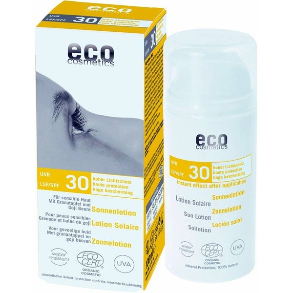 Zonnelotion SPF30 Goji bessen granaatappel (artikelnr. 74242)