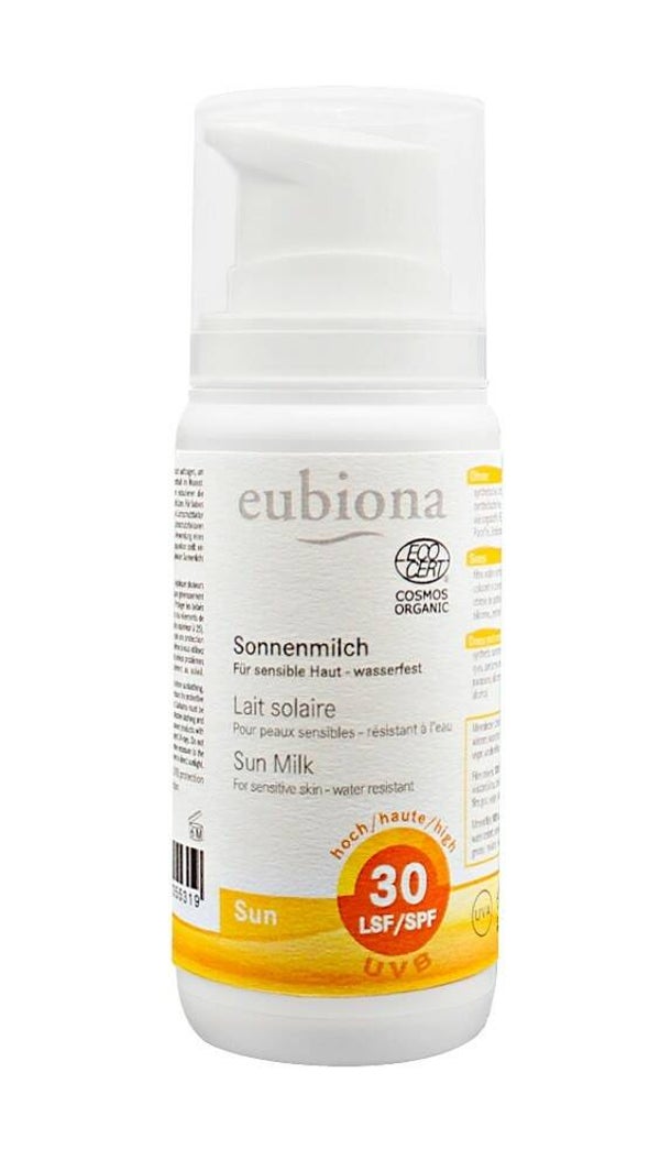 Zonnemelk SPF30 sheabutter & granaatappel (artikelnr. 5531)