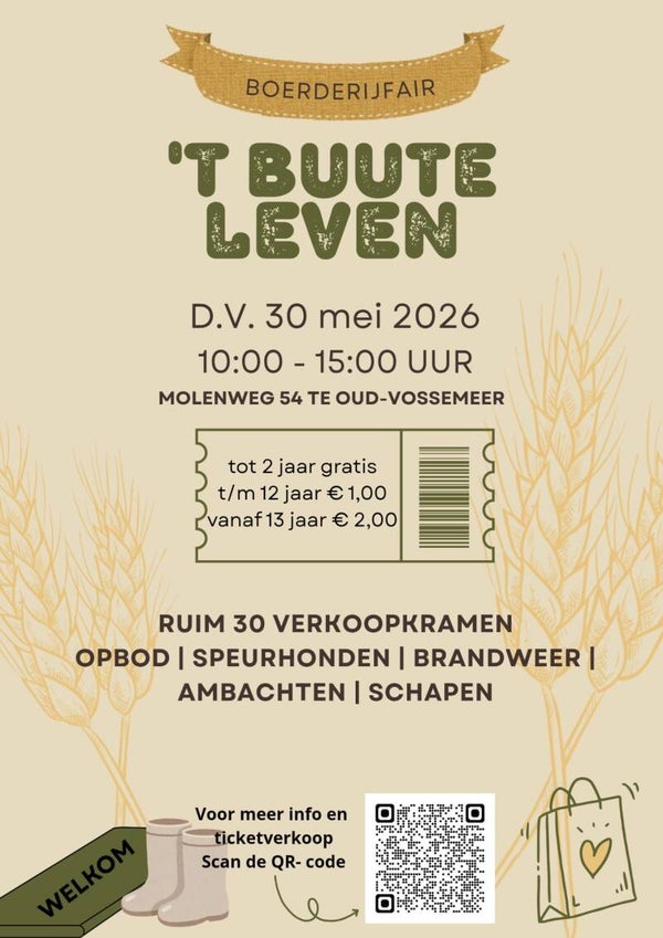 Ticket 13 jaar en ouder boerderijfair