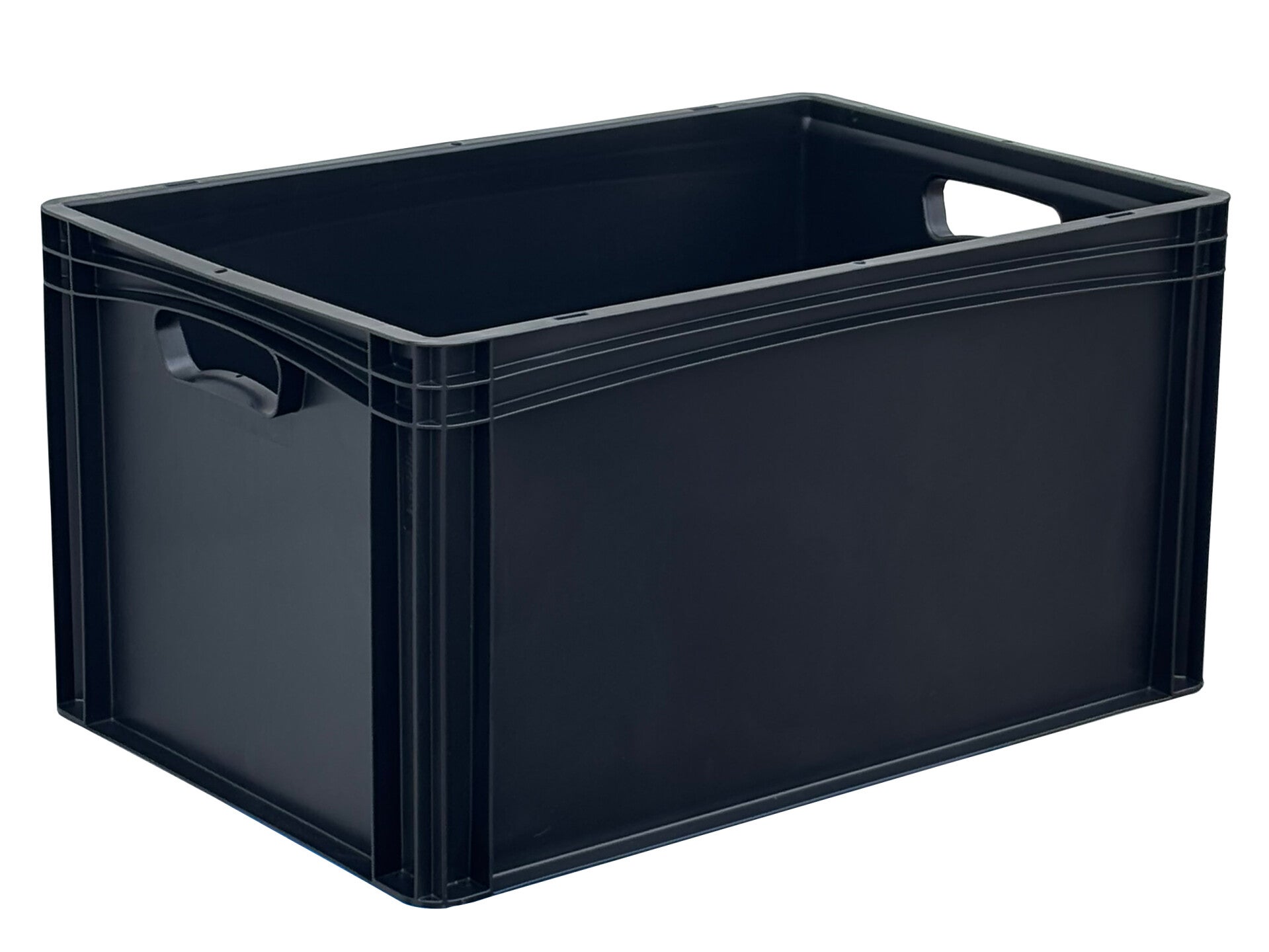 Pvc Krat Zwart 60 x 40 x 32