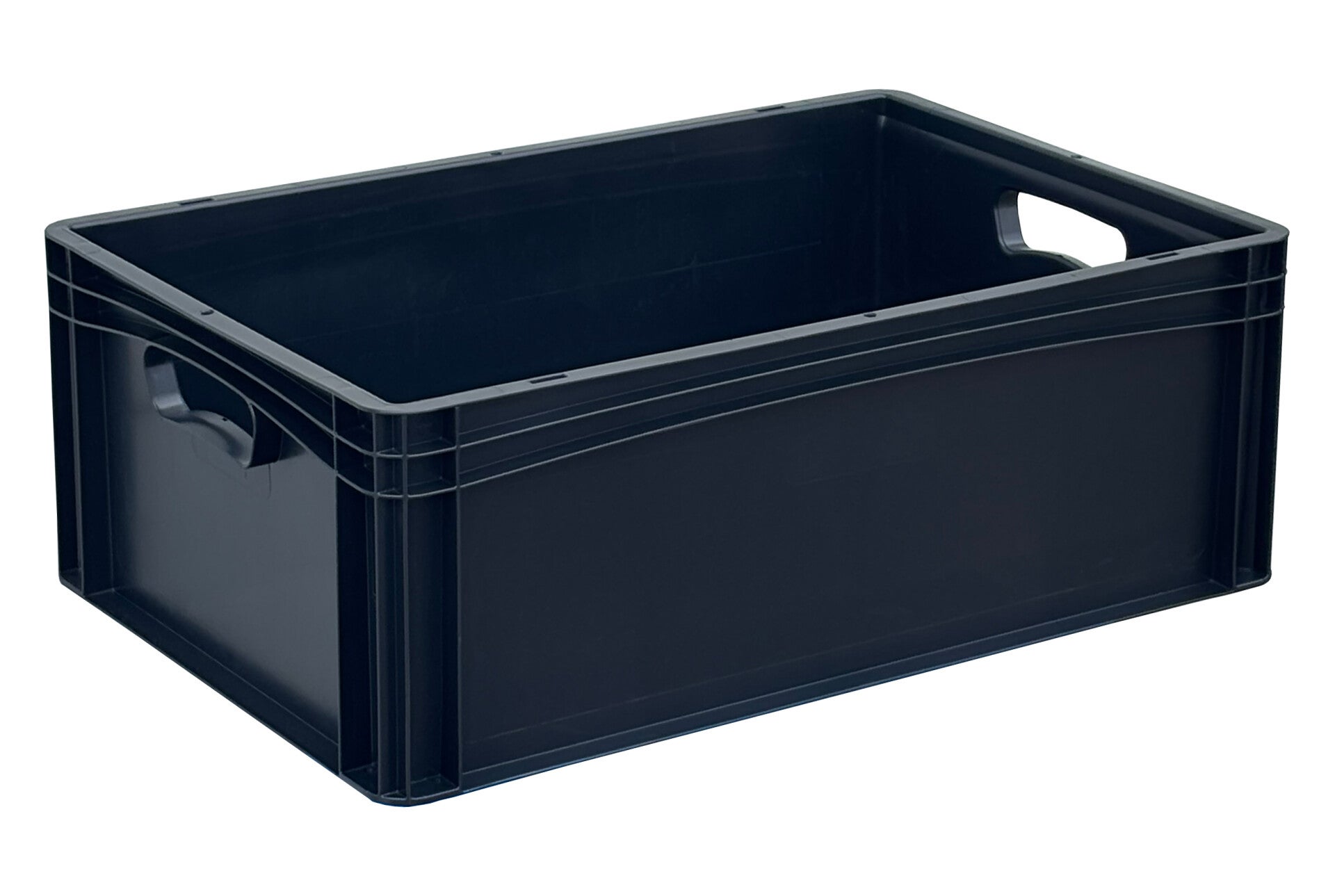Pvc Krat Zwart 60 x 40 x 22
