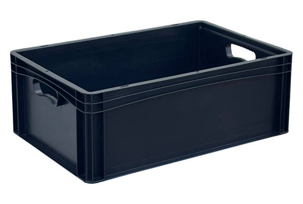 Pvc Krat Zwart 60 x 40 x 22