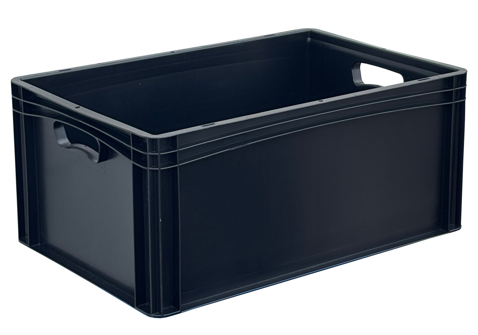 Pvc Krat Zwart 60 x 40 x 27