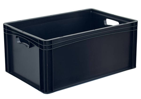 Pvc Krat Zwart 60 x 40 x 27