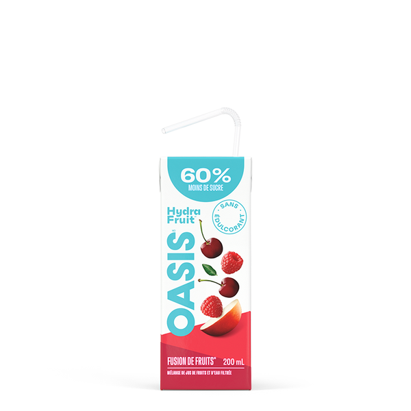 Jus Oasis Hydrafruit Fusion de fruits