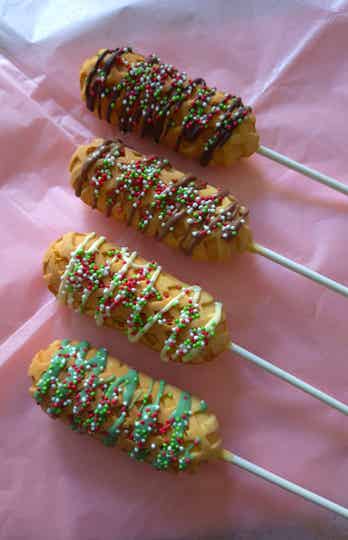 Wafelstokje drizzle " Christmas "