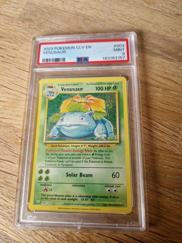 Pokemon Classic Collection Venusaur CLV 003/034 PSA 9