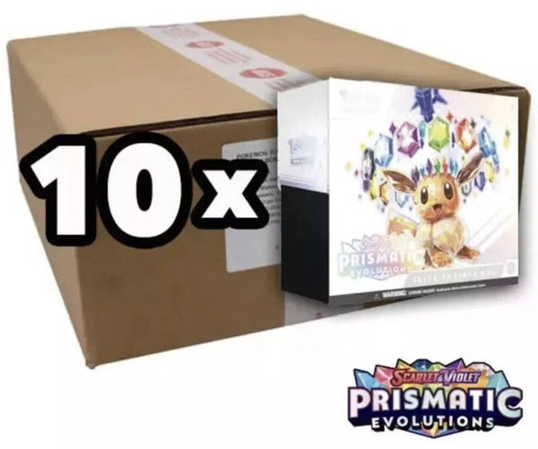 Prismatic Evolutions Elite Trainer Box Case (10 stuks)