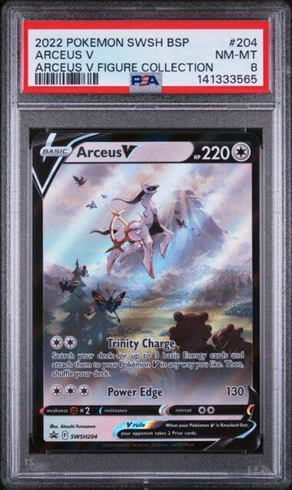 Arceus V SWSH204 Promo PSA 8