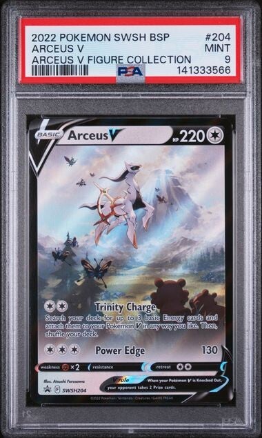 Arceus V SWSH204 Promo PSA 9