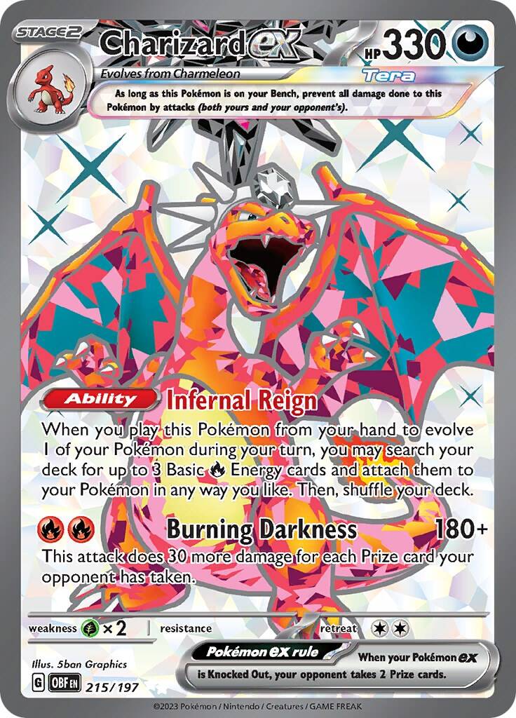 Charizard ex 215/197 Full Art