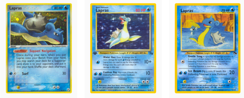 Duurste Lapras Pokemon kaarten