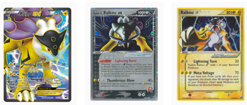 duurste raikou pokemon kaarten