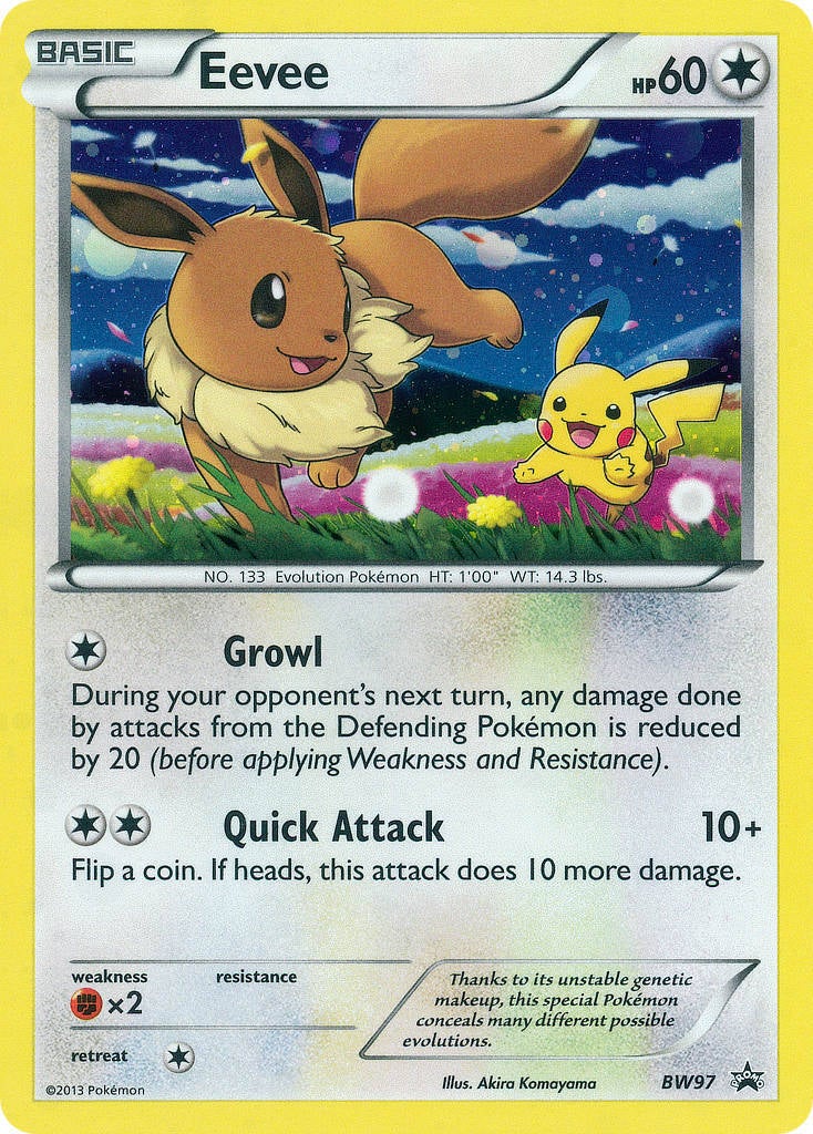 Eevee BW97 Promo Kaart