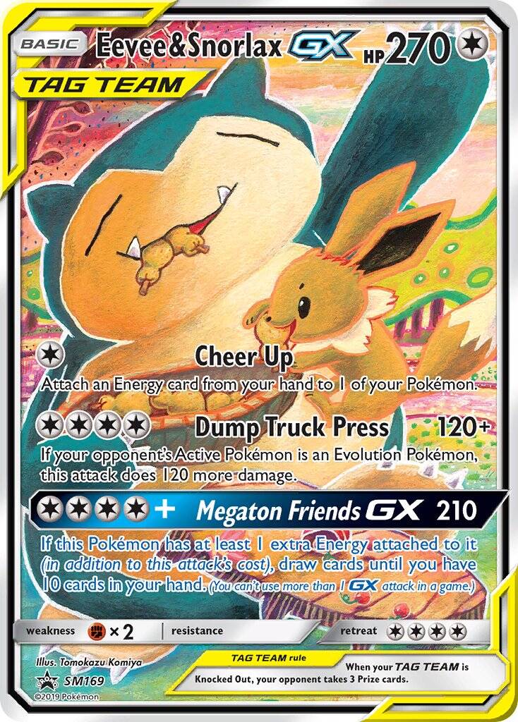 Eevee & Snorlax GX SM169 Promo