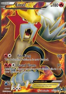 Entei EX 103/108 Full Art Dark Explorers