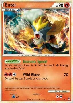 Entei SL03 (Shiny) Call Of Legends