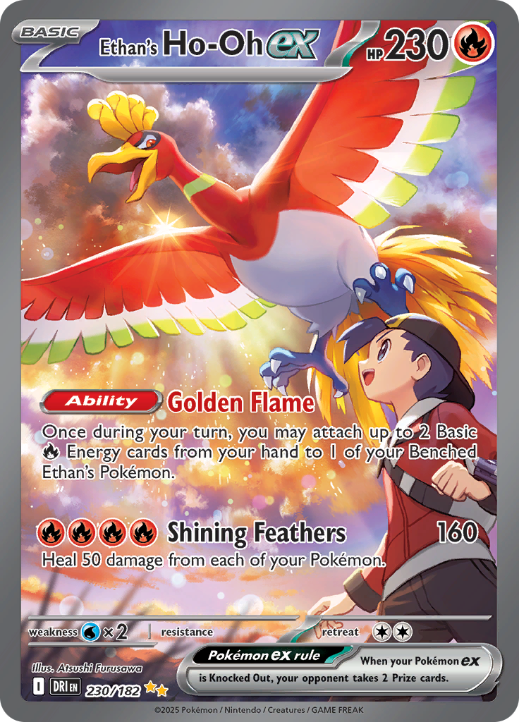 Ethan's Ho-Oh ex (230/182) Destined Rivals