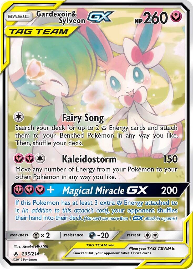 Gardevoir & Sylveon GX 205/214 Tag Team
