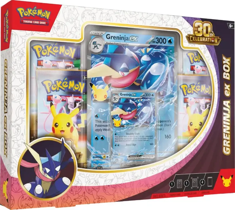 Greninja 30th Celebration Pokemon ex Box