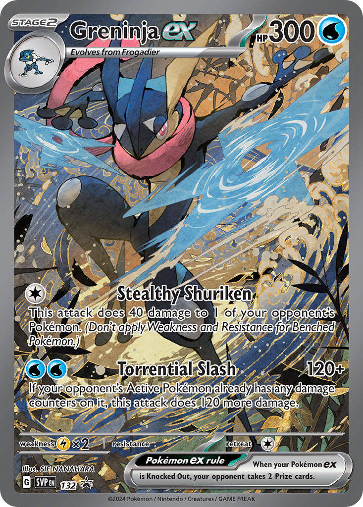 Greninja ex 132 Scarlet & Violet Promos