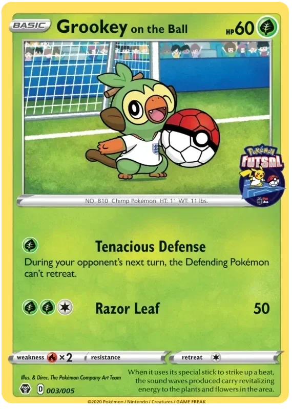 Grookey On The Ball 003/005 Sealed Promo