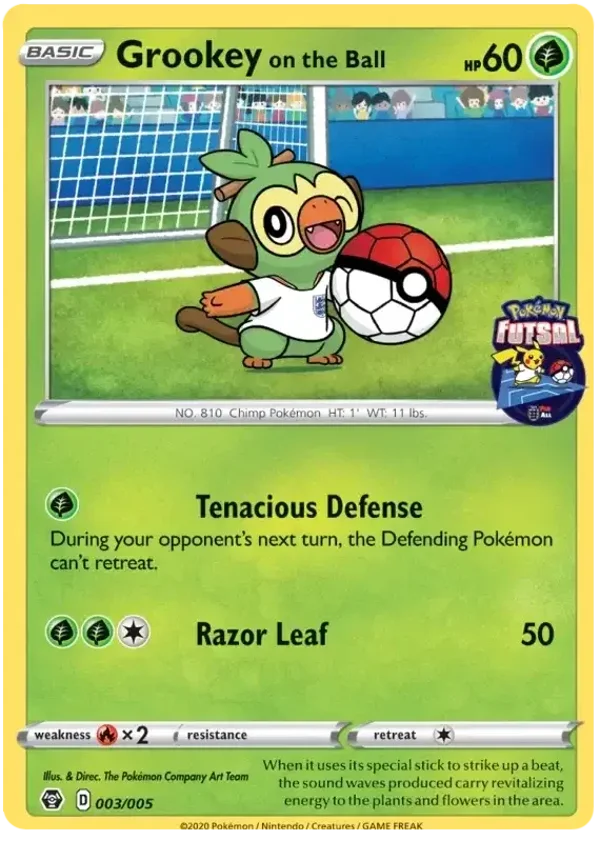 Grookey On The Ball 003/005 Sealed Promo