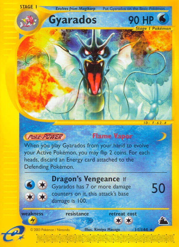 Gyarados 11/144 Reverse Holo Skyridge