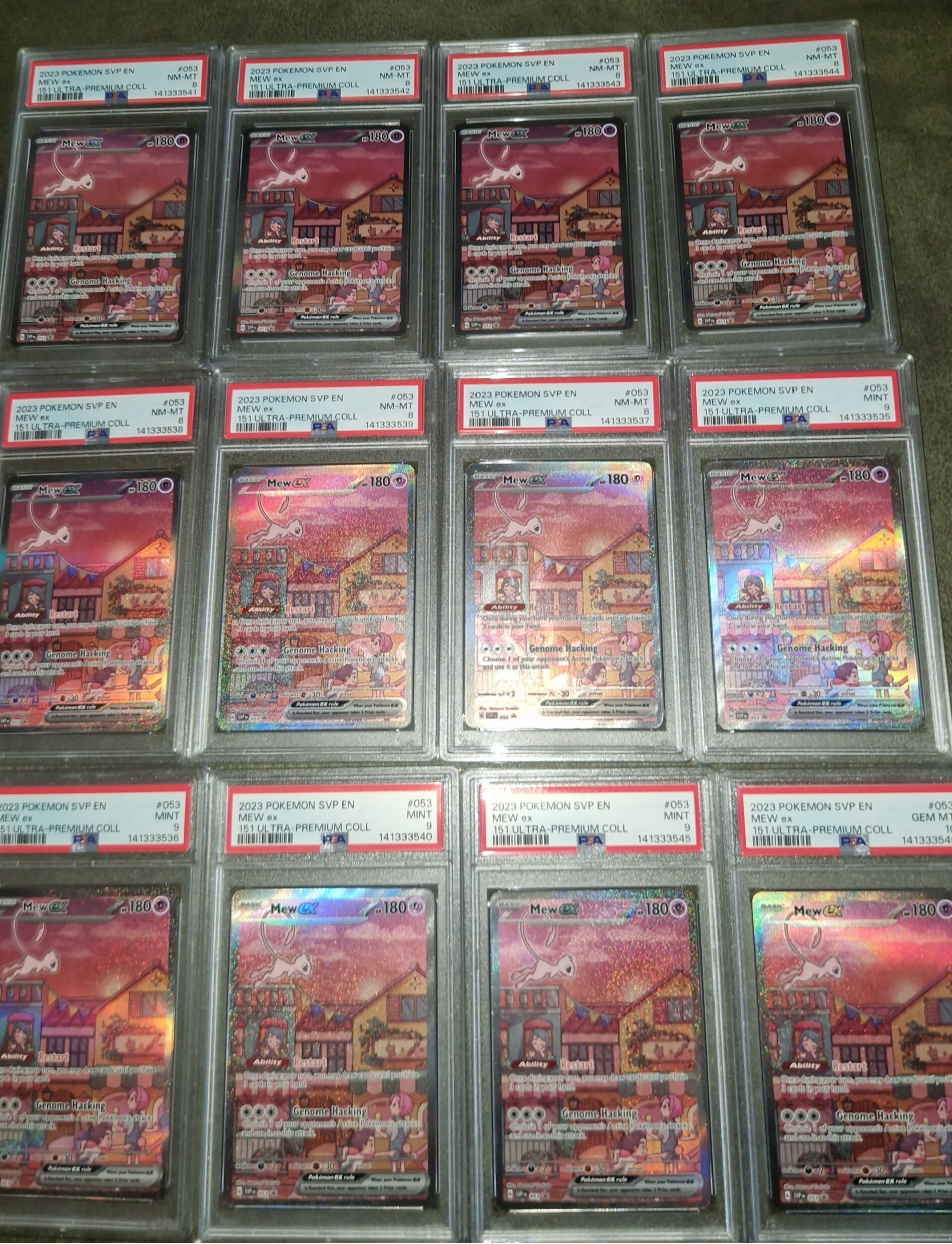 pokemon 151 mew ex psa kaarten
