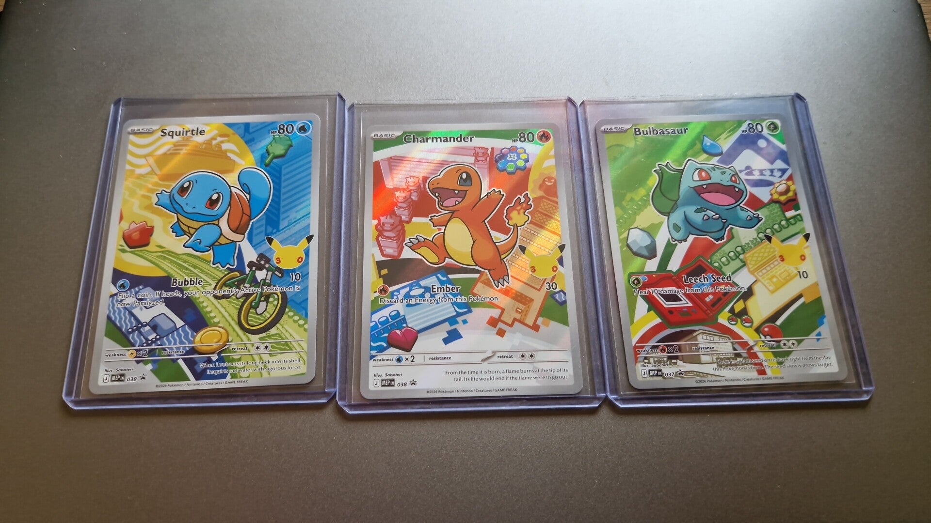 First Partner Promo Set Charmander Squirtle Bulbasaur (Set van 3)