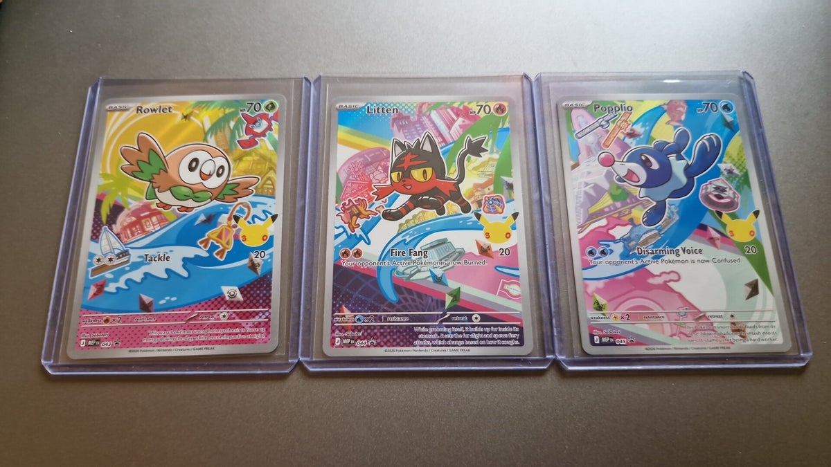 First Partner Promo Set Rowlet Litten Popplio (Set van 3 | TCGTwan.nl