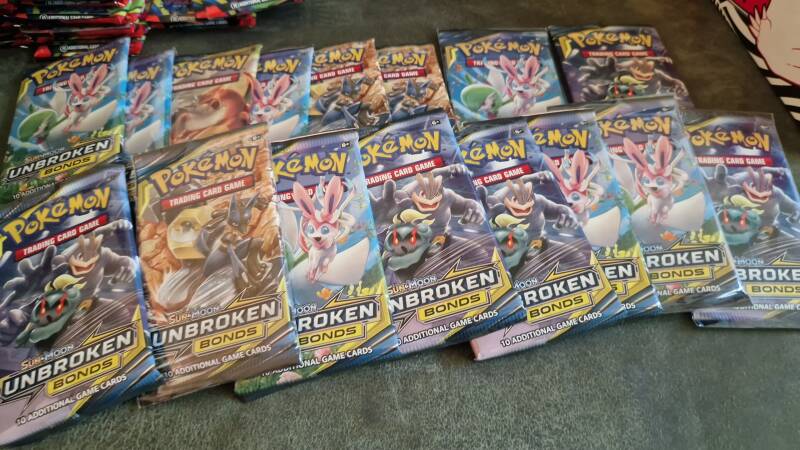 hoeveel kaarten in een pokemon booster?