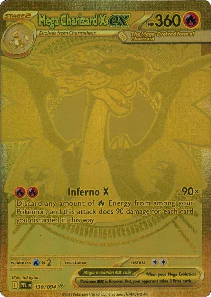 Mega Charizard X EX 130/094