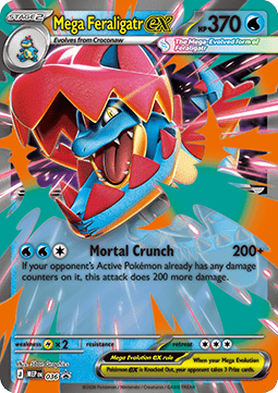 Mega Feraligatr EX MEP 036