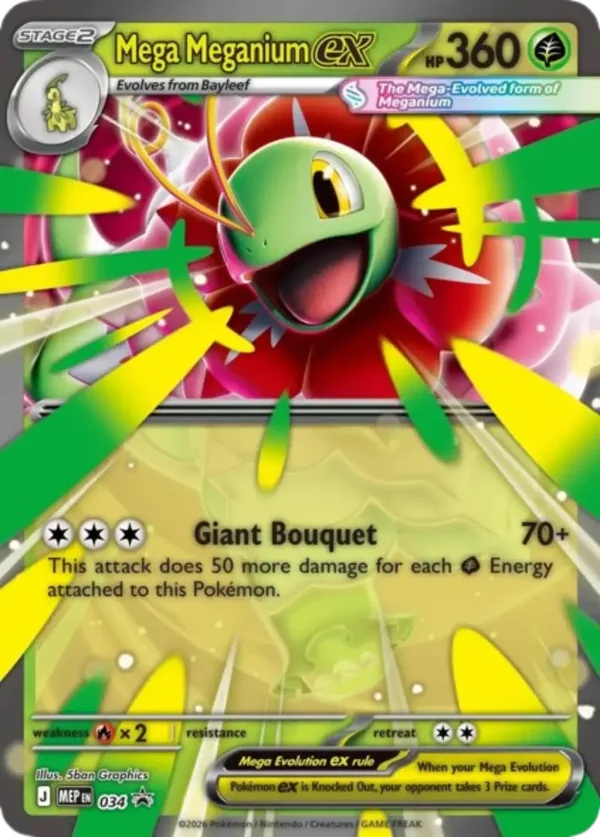 Mega Meganium EX MEP 034