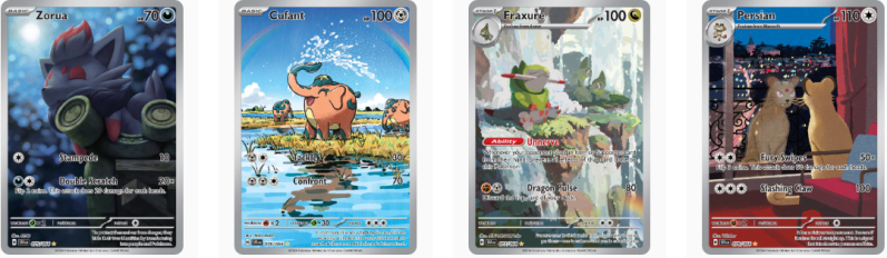 mooie illustration rares pokemon kaart