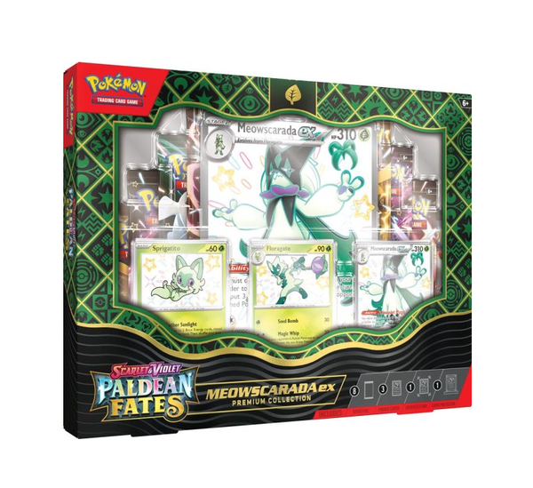 Paldean Fates Premium Collection Meowscarada EX Box