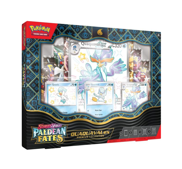 Paldean Fates Premium Collection Quaquaval EX Box