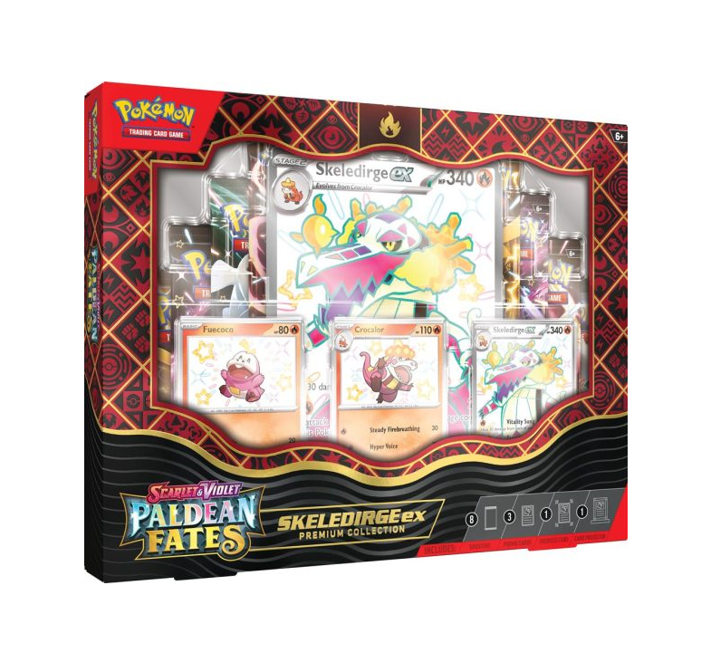 Paldean Fates Premium Collection Skeledirge EX Box