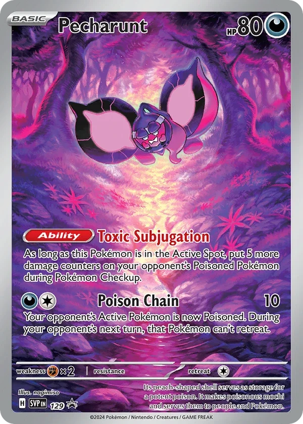Pecharunt SV Promo 129 SEALED