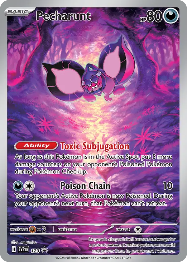 Pecharunt SV Promo 129 SEALED